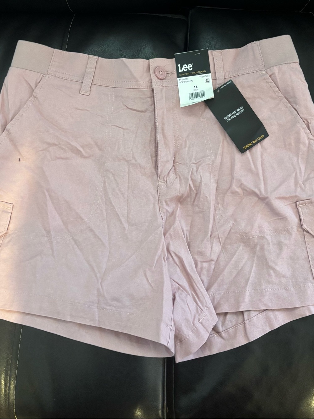 Lee Women's Light Pink Cargo Shorts